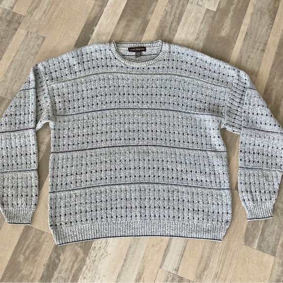 Vintage Oversized Cable Knit Grandpa Sweater - Picture 5 of 12